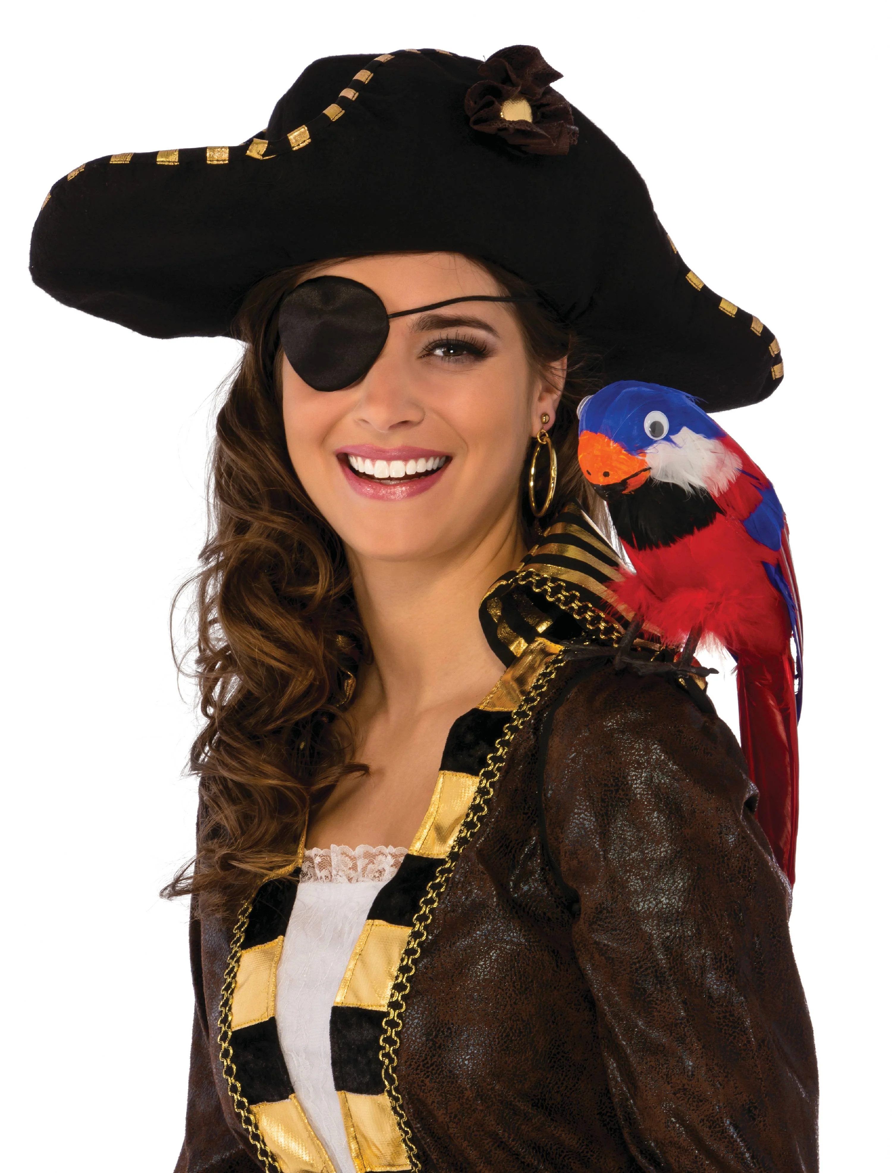 Rubies Pirate Parrot Shoulder Sitter Adult Halloween Accessory - Walmart.com | Walmart (US)