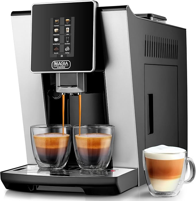 Zulay Kitchen Automatic Espresso Machine with Grinder & Milk Frother - Fully Automatic Coffee Mac... | Amazon (US)