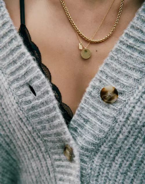 Etched Coin Necklace Set | Madewell