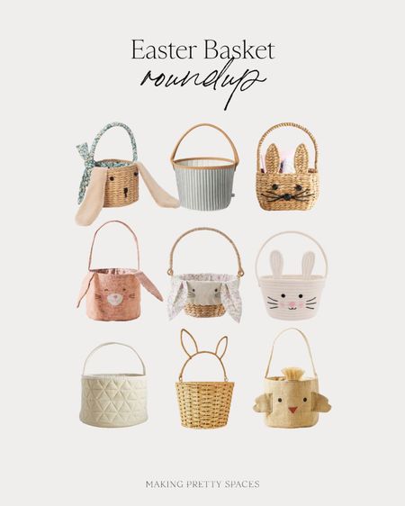 Shop these cute Easter baskets! Blue Easter baskets, pink Easter baskets, yellow Easter baskets, spring home, Easter, Crate & Barrel, pottery barn, Anthropologie 

#LTKSeasonal #LTKSpringSale #LTKkids