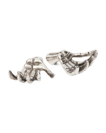 Set Of 2 Decorative Skeleton Hands | TJ Maxx