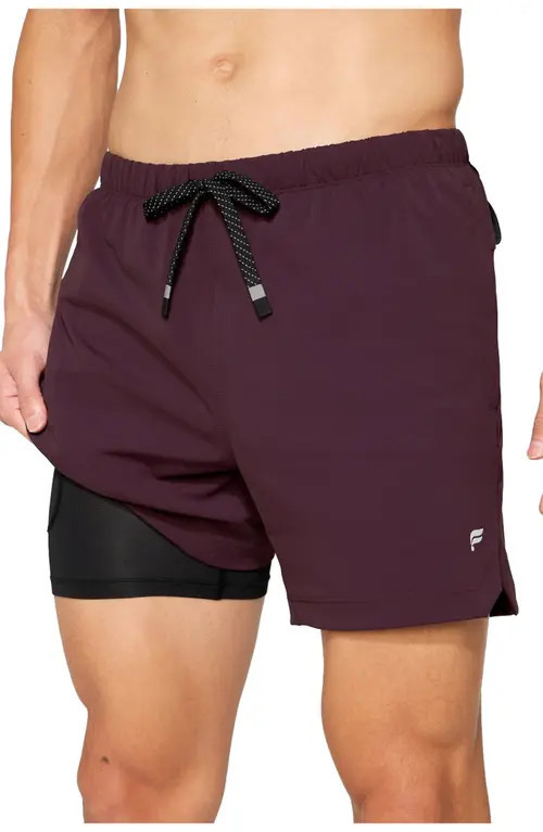 Fabletics Men's The 5"" One Short in Oxblood at Nordstrom, Size Medium | Nordstrom