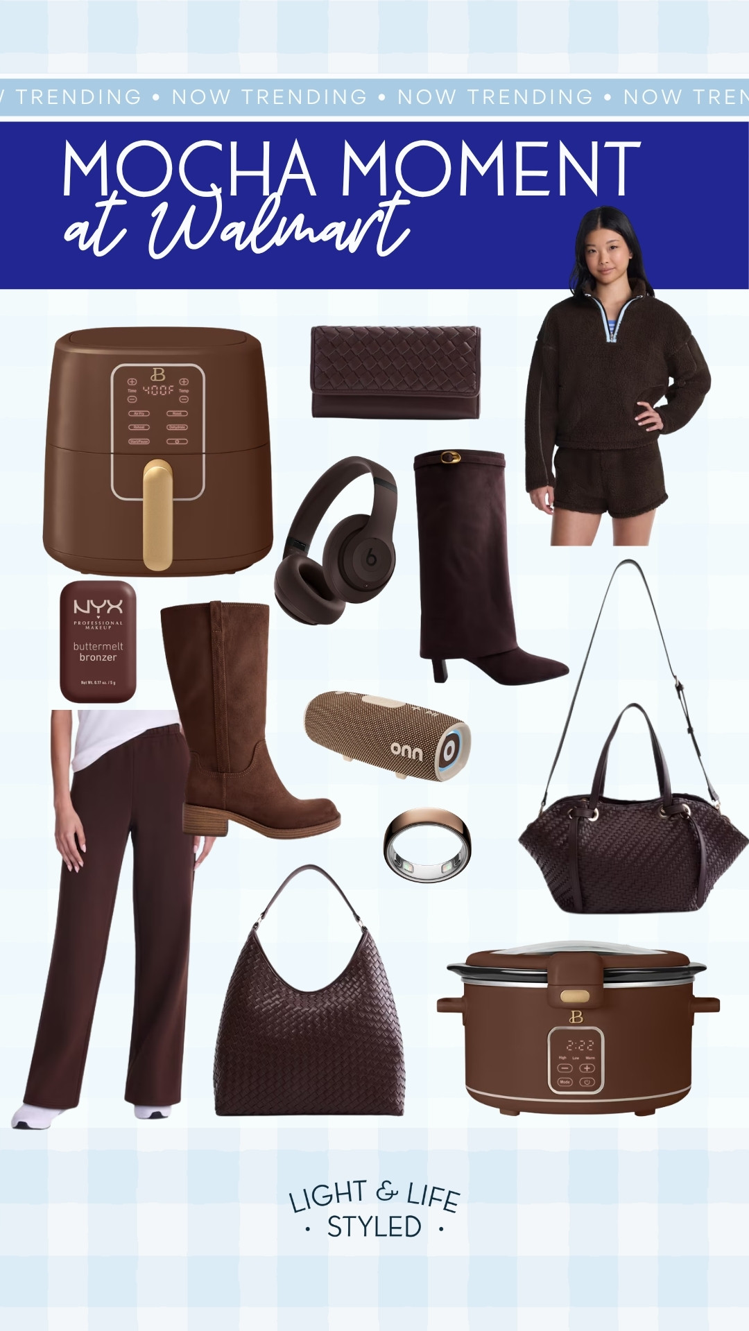 MOCHA MOMENT at Walmart!!!🤎 From cozy fall outfits and boots to woven bags, beauty, and kitchen finds!

fall fashion, fall outfit, purse, handbag, home, gifts for her, boots, pants, walmart 

 #LTKootd #LTKSeasonal #LTKSaleAlert