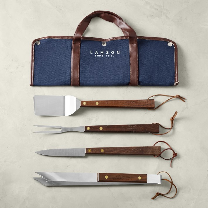 Lamson 4-Piece Tailgater Grill Tool Set | Williams-Sonoma