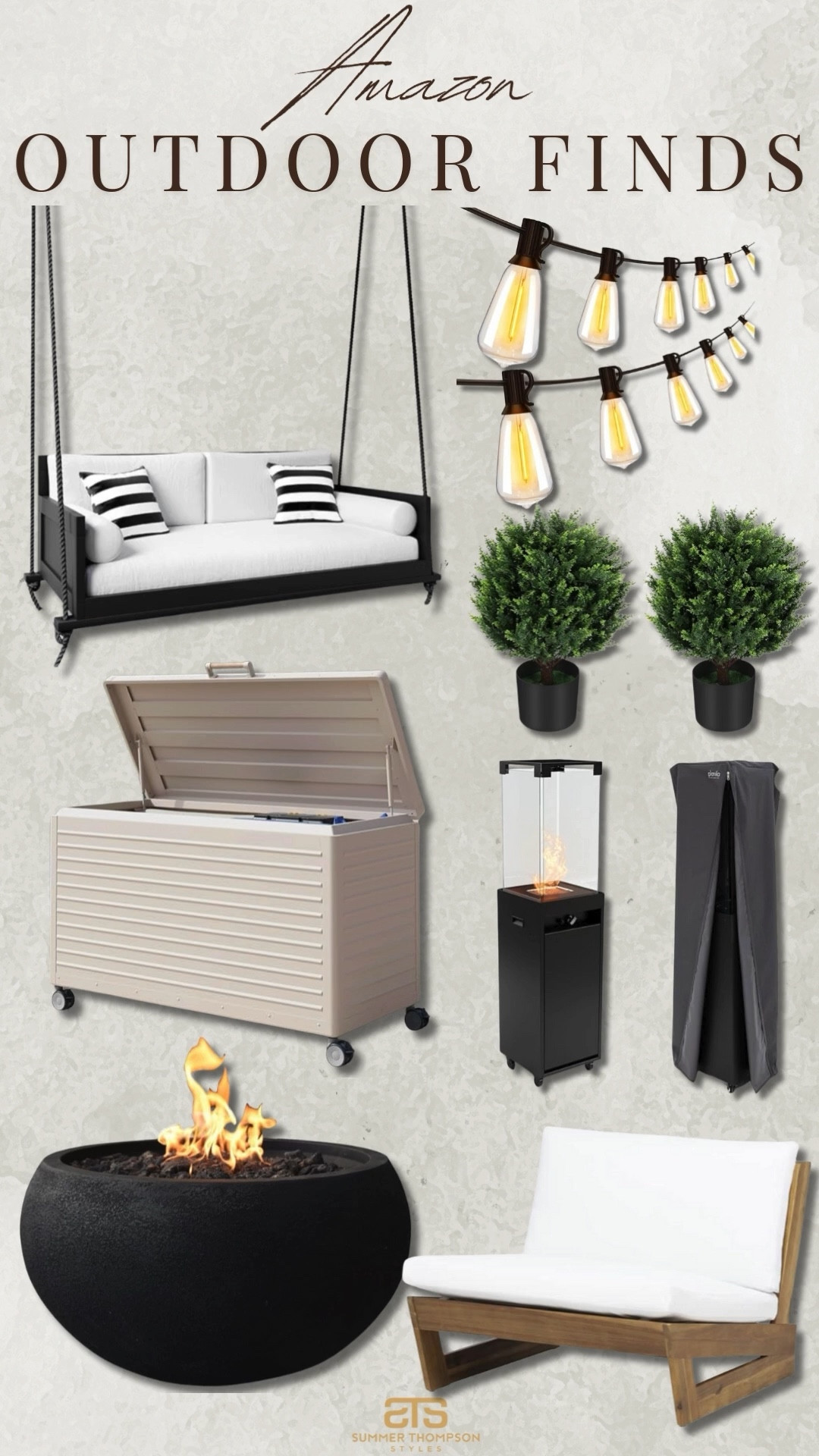 Now is the perfect time to start sprucing up your outdoor space! 

Planter cooler fire pit modern home outdoor living hosting porch swing faux plants 

#LTKHome #LTKSeasonal #LTKFindsUnder100