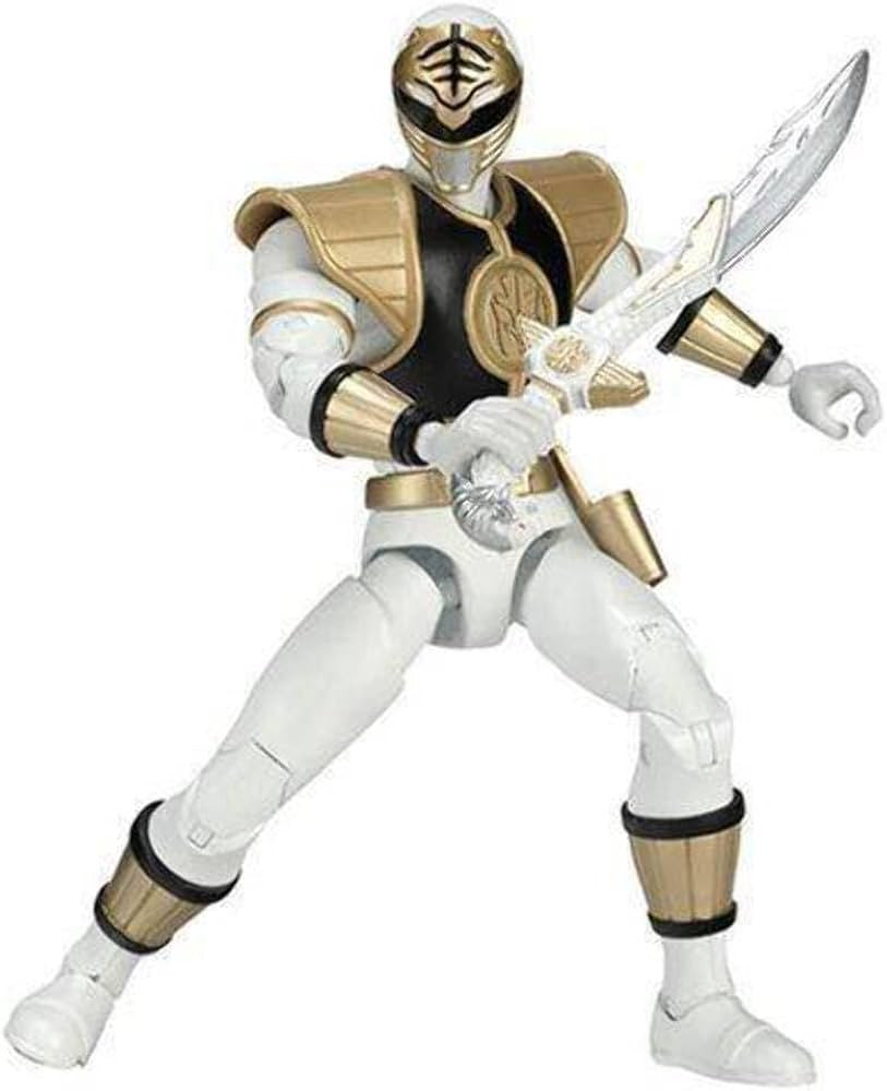 Mighty Morphin Power Rangers 6.5-Inch White Ranger Legacy Figure | Amazon (US)
