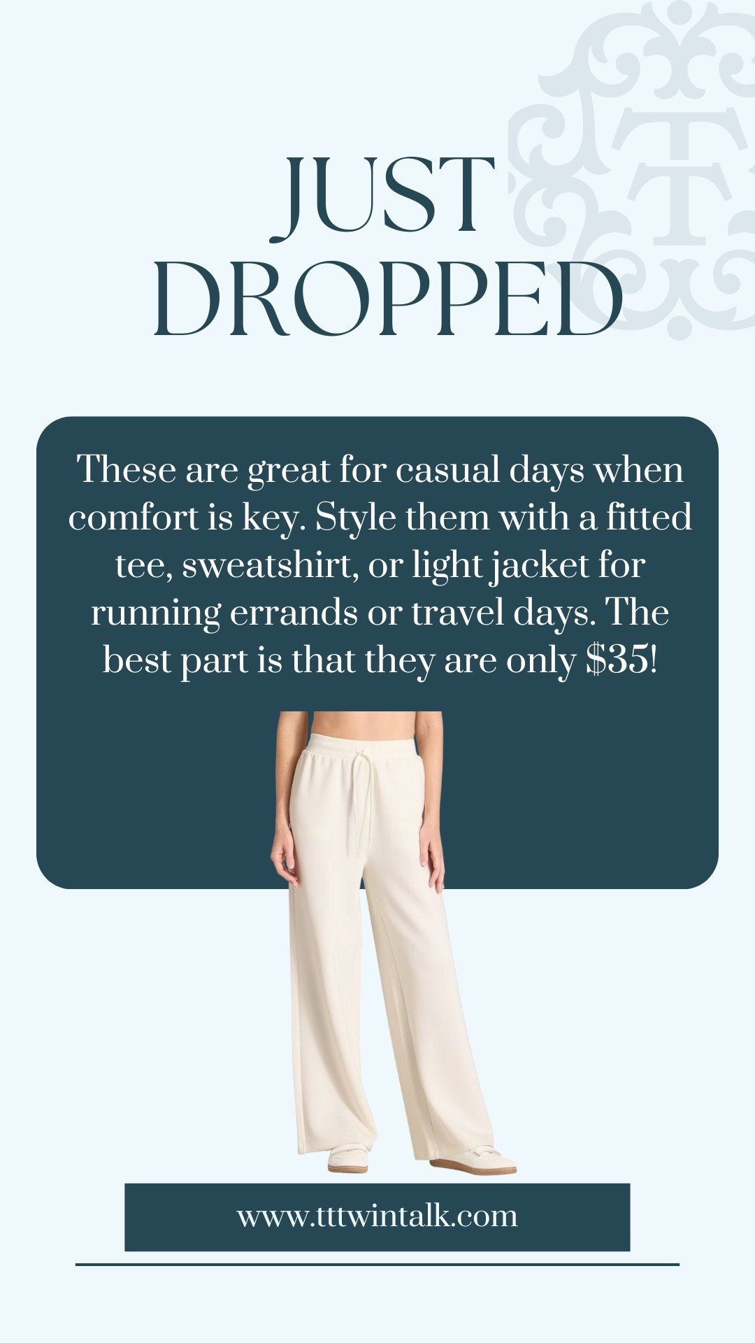 These are great for casual days when comfort is key. Style them with a fitted tee, sweatshirt, or light jacket for running errands or travel days. The best part is that they are only $35!

#LTKOver40 #LTKSeasonal #LTKFindsUnder50