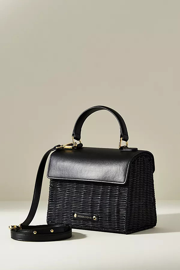 Mini Wicker Lunch Bag | Anthropologie (US)