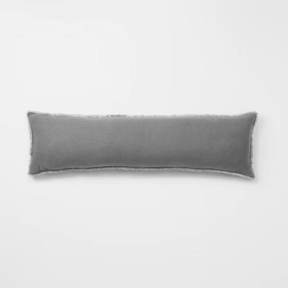 Lumbar Heavyweight Linen Blend Throw Pillow - Casaluna™ | Target