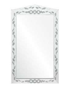 Etched Mirror Framed Mirror | Horchow