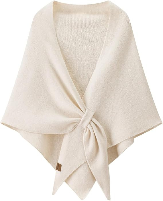 Pashmina Shawl Wraps for Women,Women'S Solid Color Scarf,Knitted Shawls and Cardigan,Cashmere Sweaters for Women | Amazon (US)