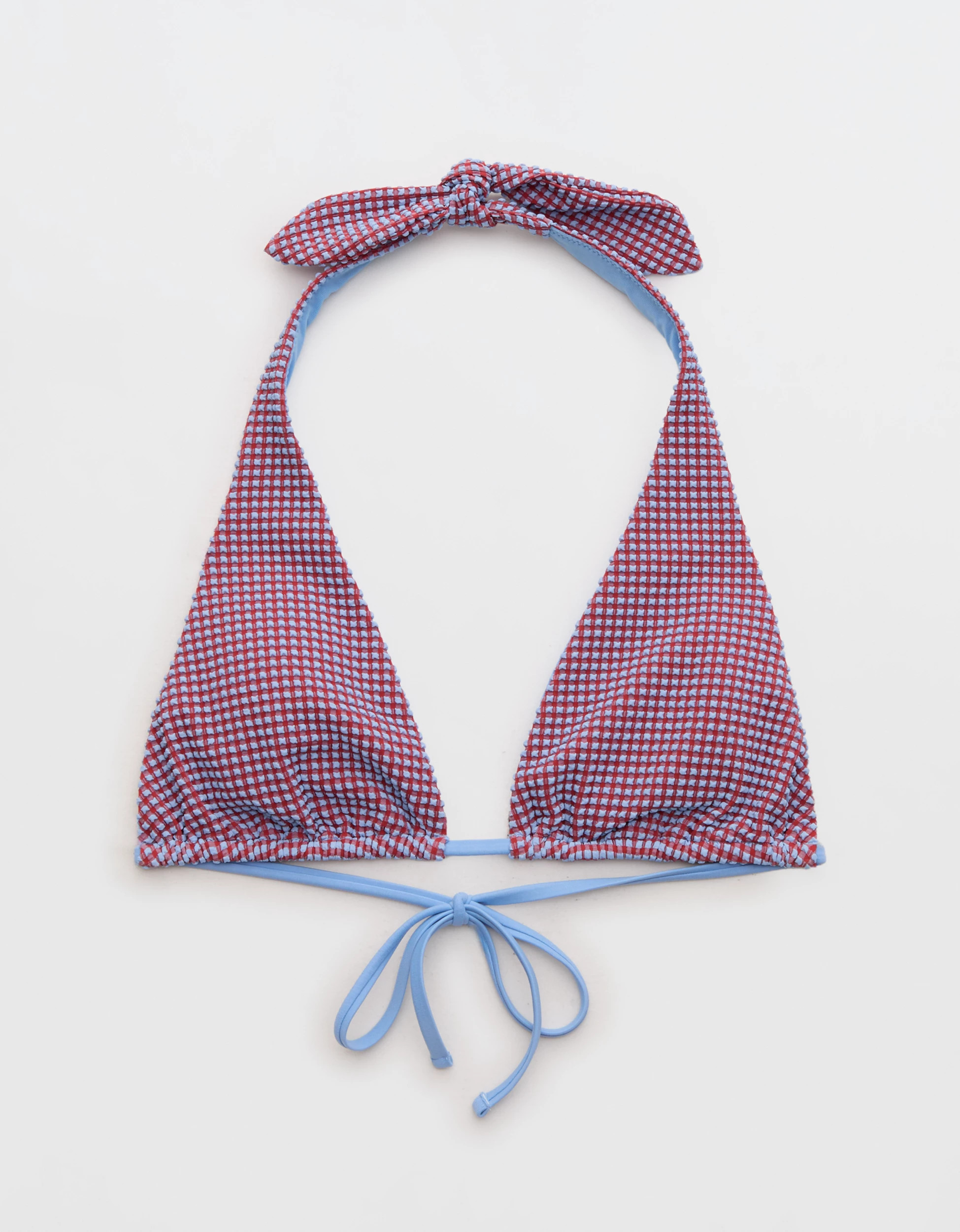 Aerie Halter Gingham Bikini Top | Aerie