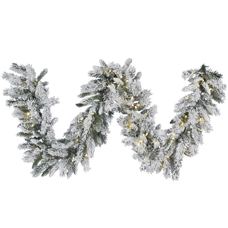 Ohe 108'' in. Lighted Faux Pine Garland | Wayfair North America