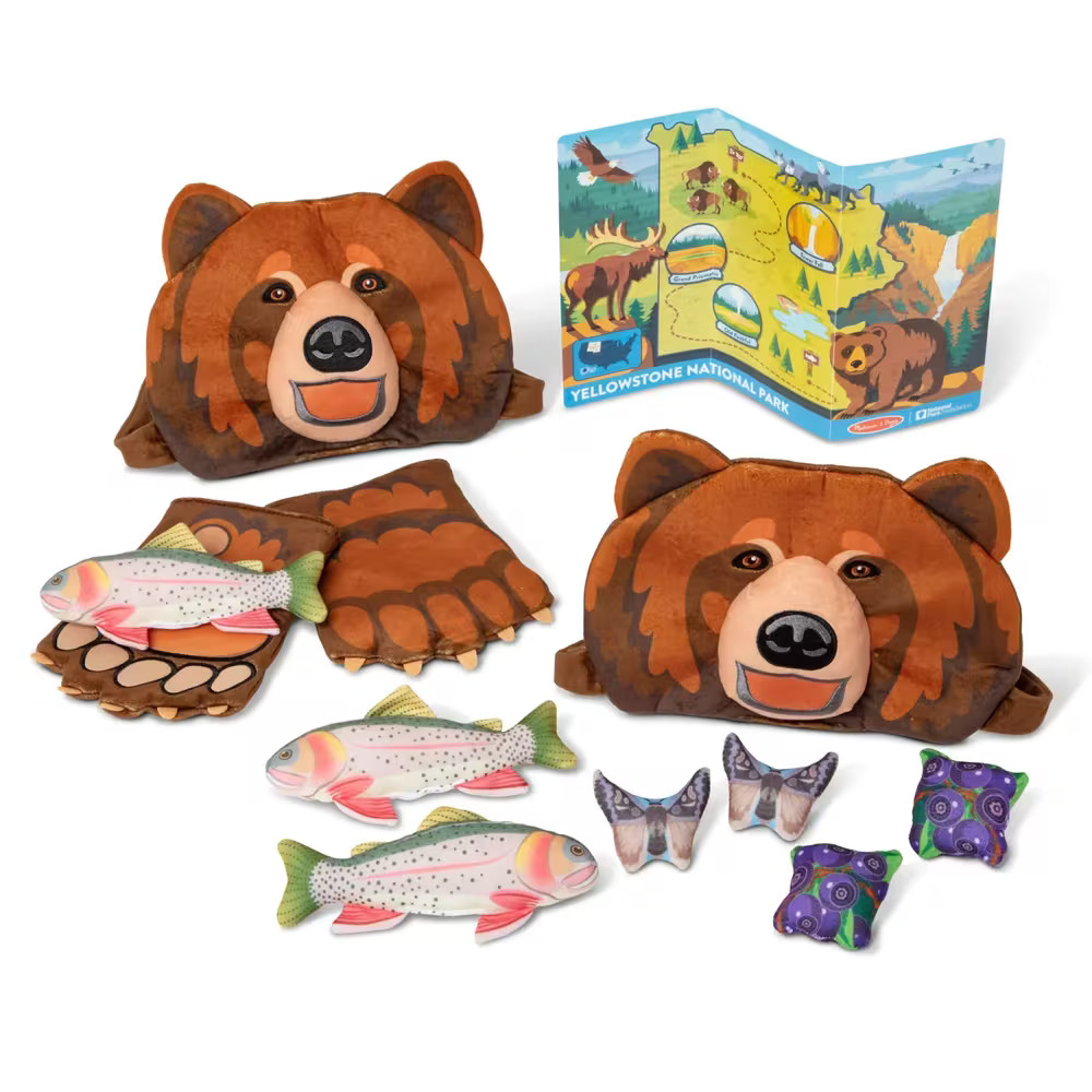 Melissa & Doug Yellowstone Grizzly Bear Game Play Set | Oriental Trading Company