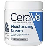CeraVe Moisturizing Cream | Body and Face Moisturizer for Dry Skin | Body Cream with Hyaluronic Acid | Amazon (US)