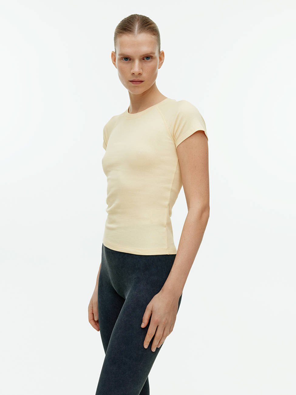 Ribbed T-Shirt | ARKET (US&UK)