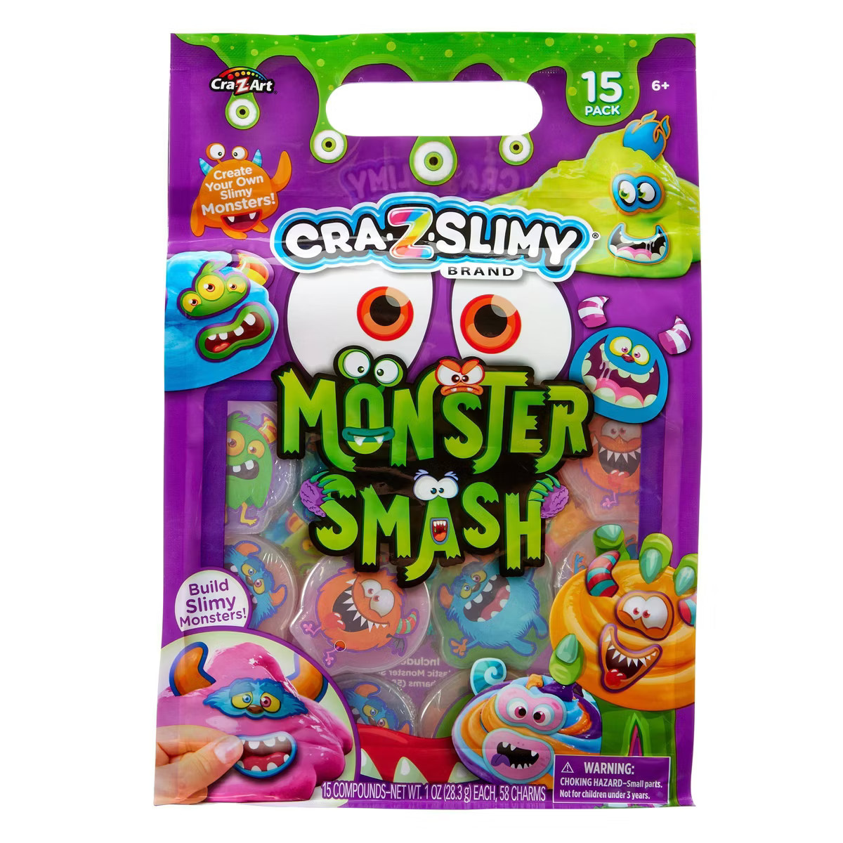 Cra-Z-Slimy Halloween Monster Smash Party - 15pk | Target