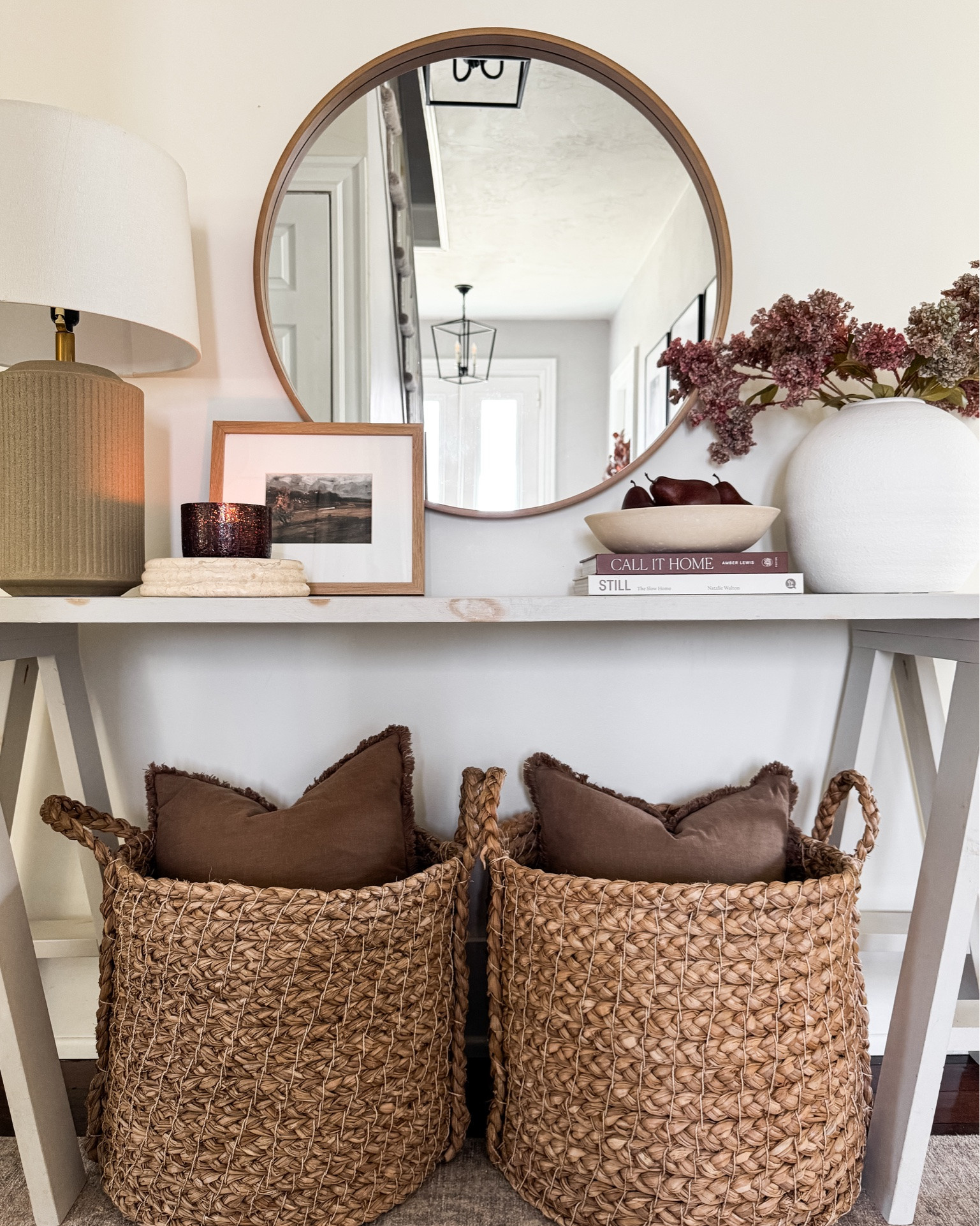 Fall entryway. Fall console styling. 🍁

#LTKSeasonal #LTKHome