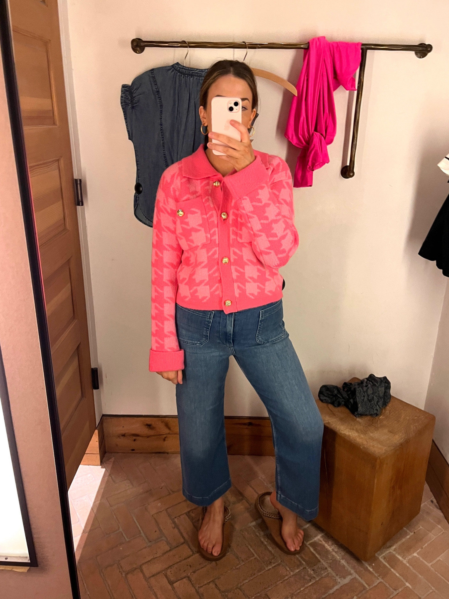 Not the right pants, but I love this pink cardigan from Anthropologie. I need to go down a size! 

#LTKstyletip #LTKworkwear #LTKfindsunder100