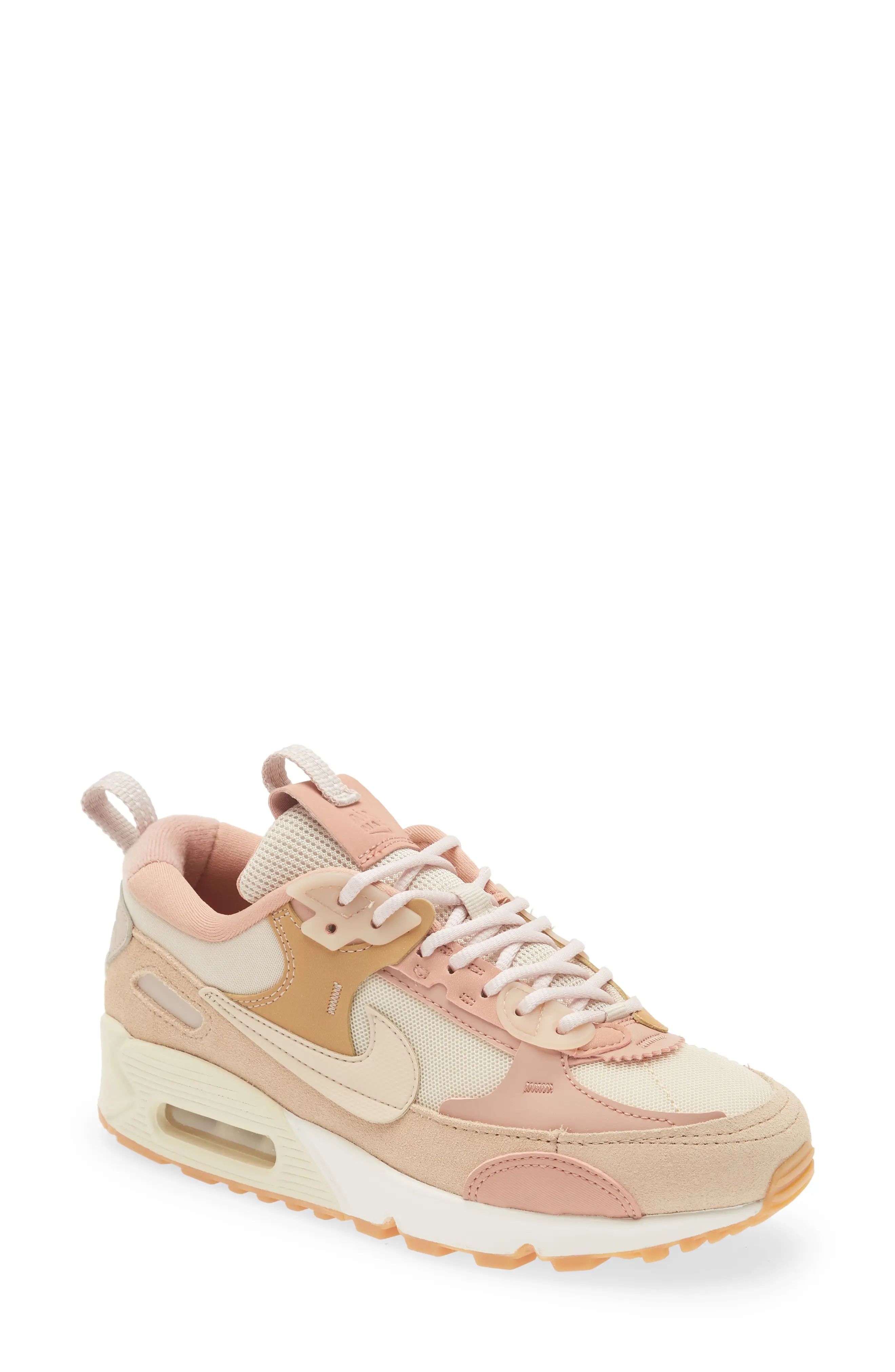 Nike Air Max 90 Futura Sneaker in Sand Drift/Hemp Rose Whisper at Nordstrom, Size 8.5 | Nordstrom