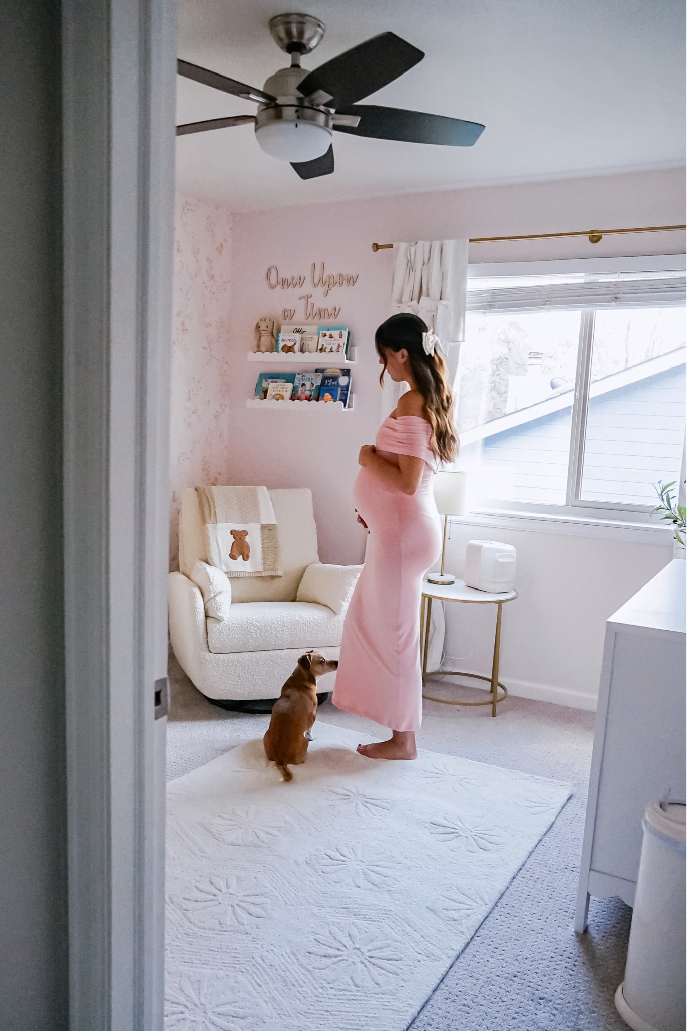 Baby girl’s nursery reveal 💕🎀 with bows, bees, and bunnies 🐰 

#LTKBump #LTKBaby #LTKHome