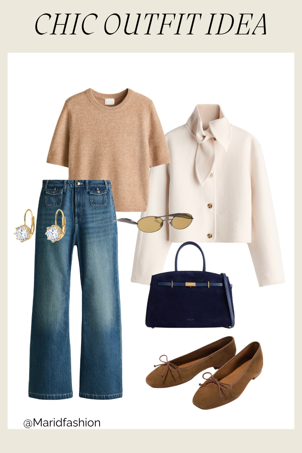 The perfect blend of comfort and class. This chic outfit is my current go-to for effortless style. Whether you're heading to brunch or just running errands in style, this look is a total mood. 

 #LTKootd #LTKSeasonal #LTKPetite