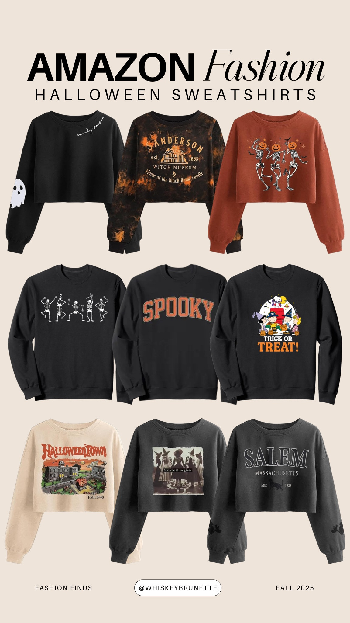 Amazon Halloween Sweatshirts

women’s fall outfits
cozy fall layers
chunky knit sweaters
fall boots and booties
plaid shackets
oversized blazers
fall maxi dresses
leather jackets
fall denim trends
autumn color palette

#LTKSeasonal #LTKHalloween #LTKSaleAlert