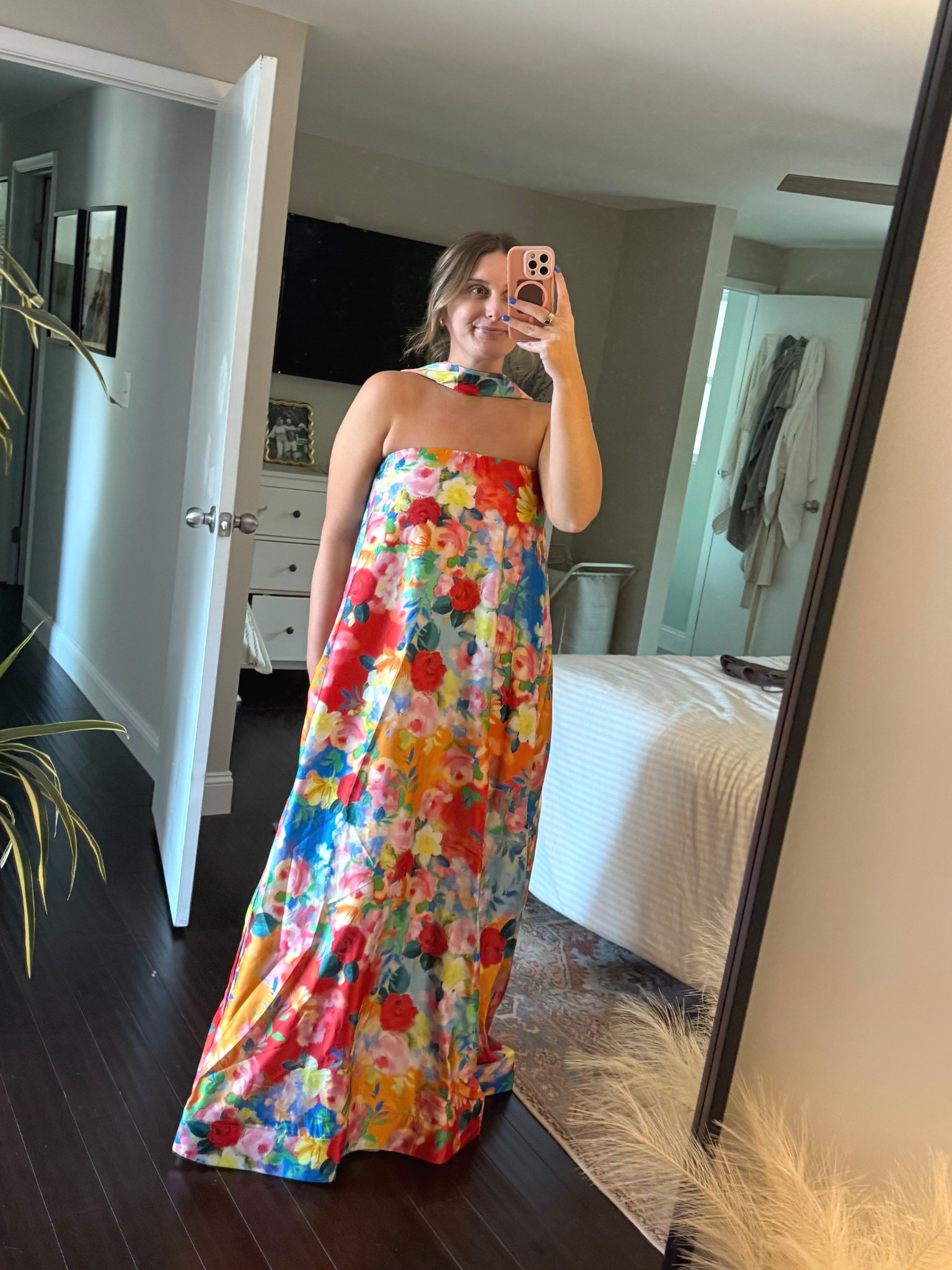 Size large for reference! 

Wedding guest dress, black tie dress