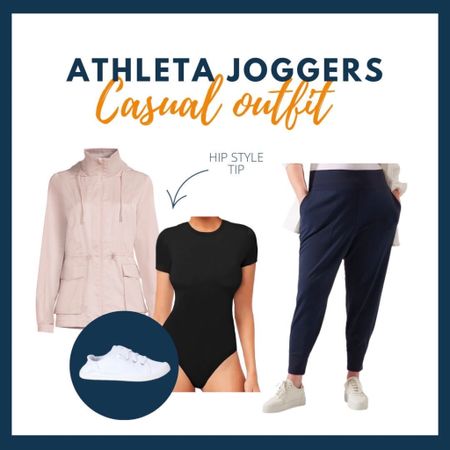 We love how Rachel styled her Athleta joggers! 😍 They may be a splurge but her other pieces are so affordable making this a totally doable outfit for every budget. 🙌🏼

#LTKstyletip #LTKunder50 #LTKunder100
