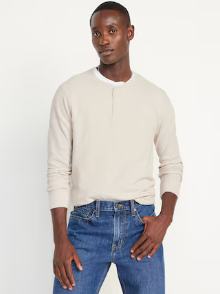 Waffle Henley T-Shirt | Old Navy (US)