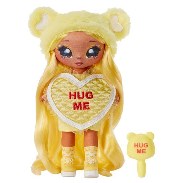 Na! Na! Na! Surprise Sweetest Hearts Maria Buttercup Yellow Heart Bear Stuffed Doll | Target