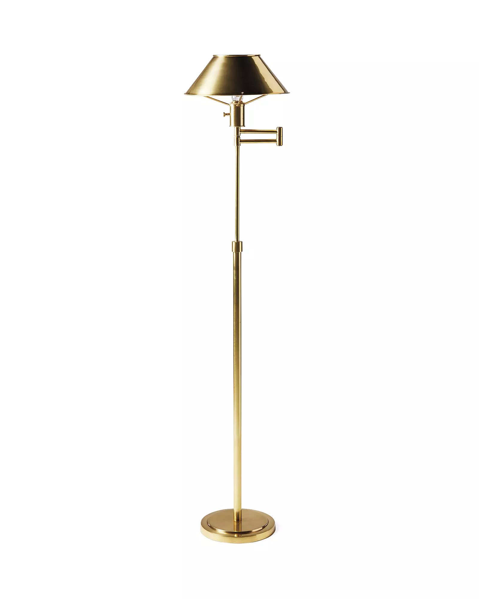 Amherst Swing Arm Floor Lamp | Serena and Lily