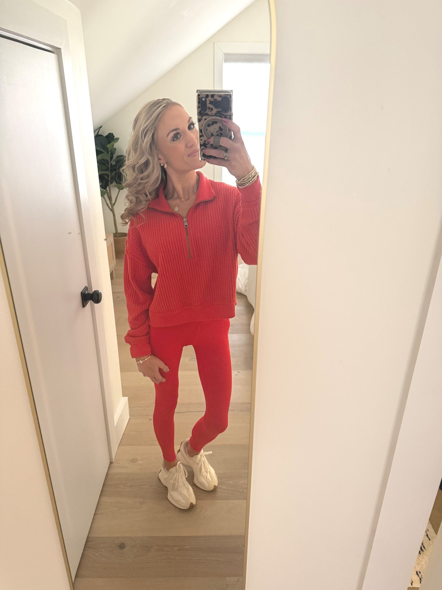 Love a cute comfy matching outfit @Aerie  #LTKAerie #LTKnewbalance 

#LTKValentine #LTKPetite #LTKootd