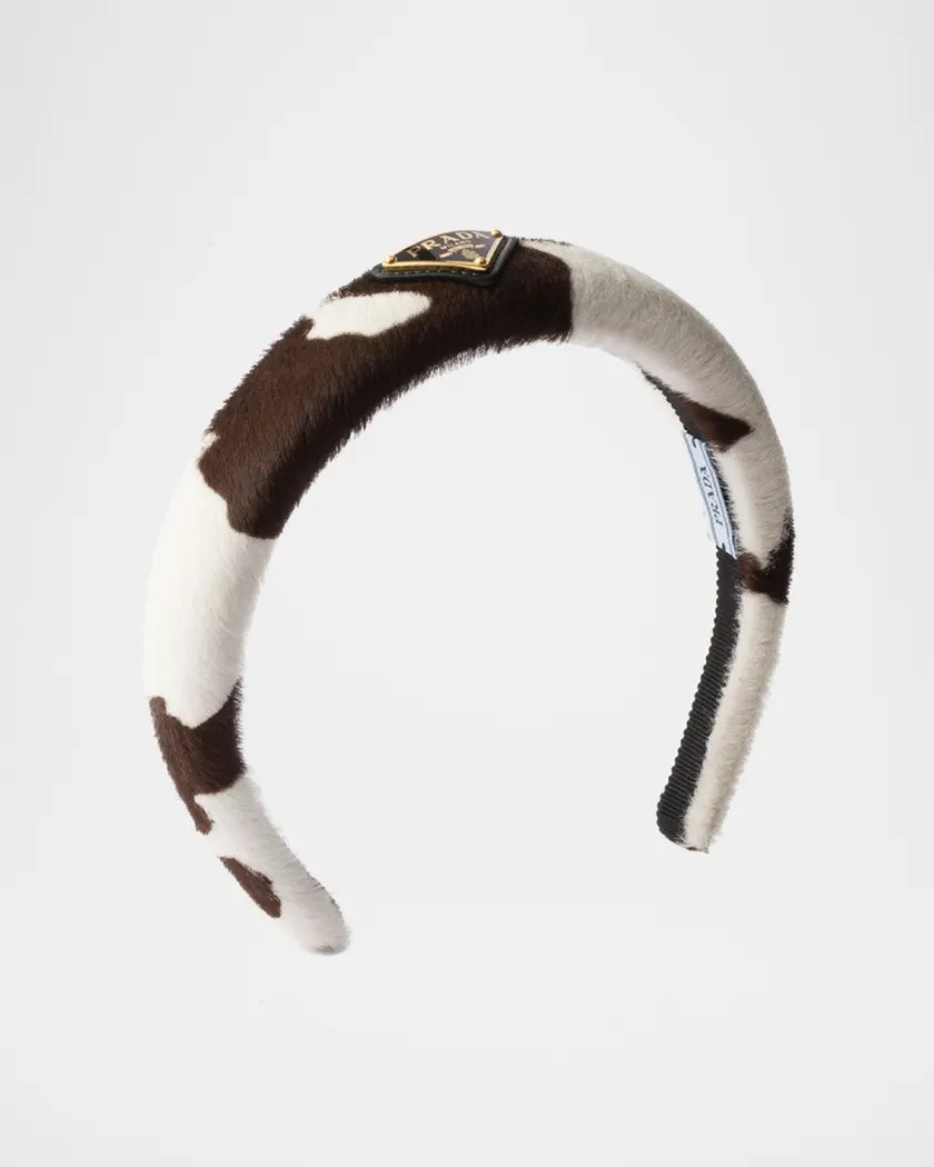 Fancy Friday: @prada cow headband $845 at @neimanmarcus