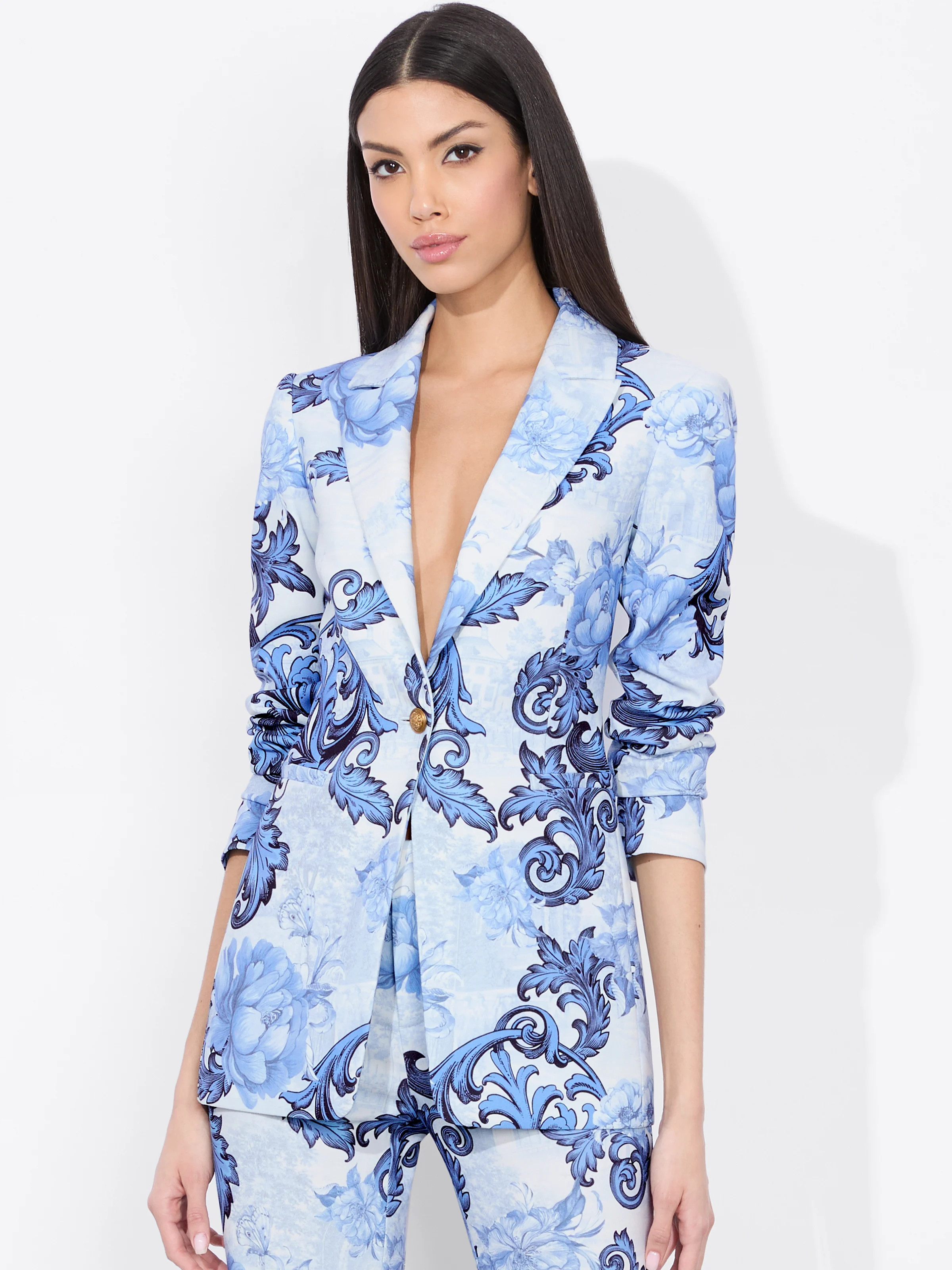 alice + olivia BREANN FITTED BLAZER | Alice + Olivia