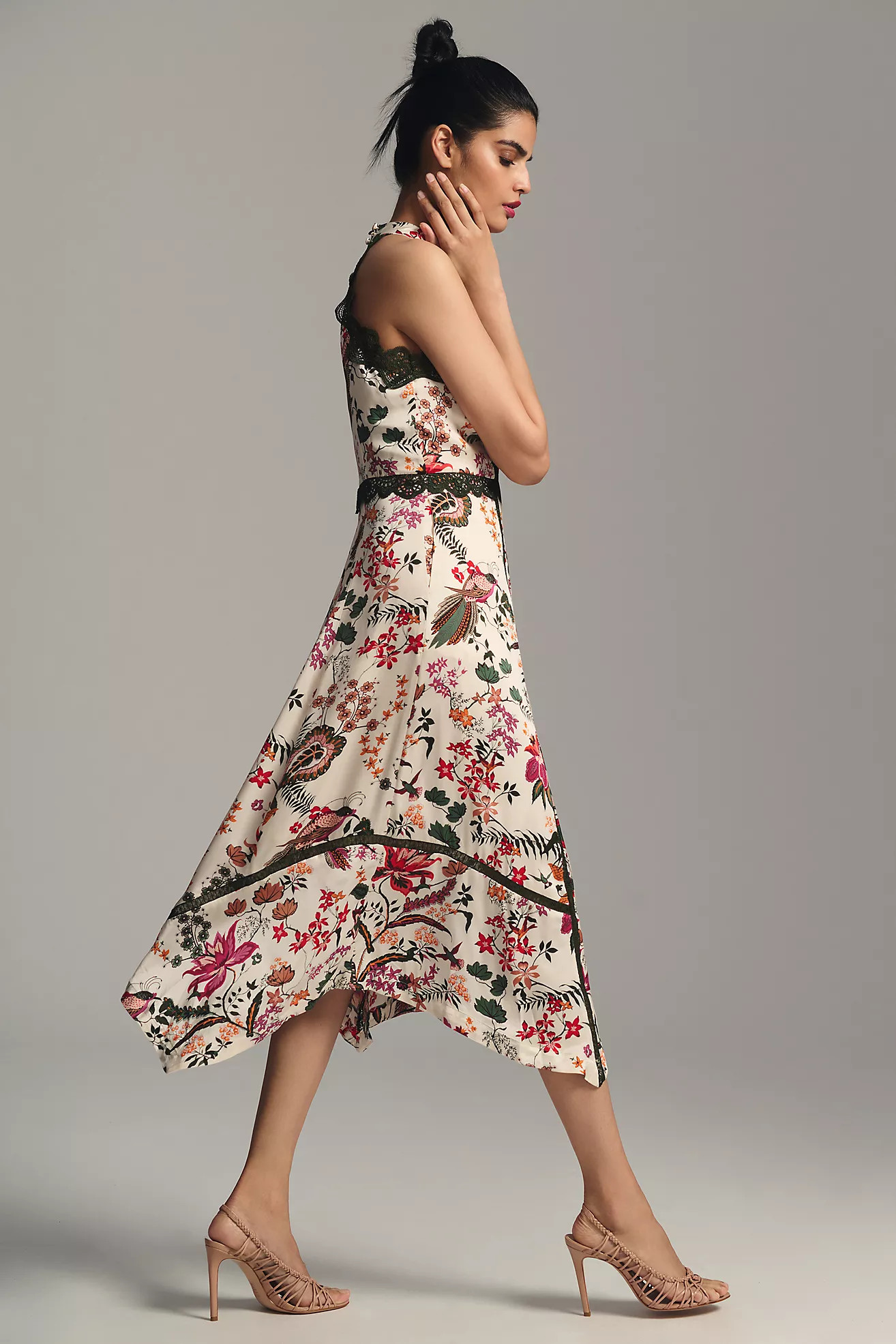 By Anthropologie Lace-Trim A-Line Dress | Anthropologie (US)