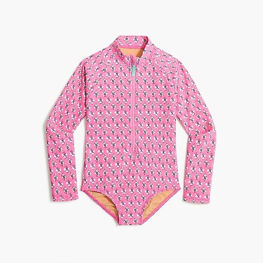 Girls' colorblock rash guard | J.Crew Factory