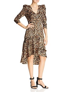 Lucy Paris Drew Puff-Sleeve Leopard Dress | Bloomingdale's (US)
