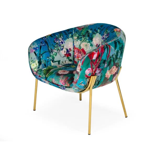 Winbush 30'' Wide Velvet Barrel Chair | Wayfair Professional