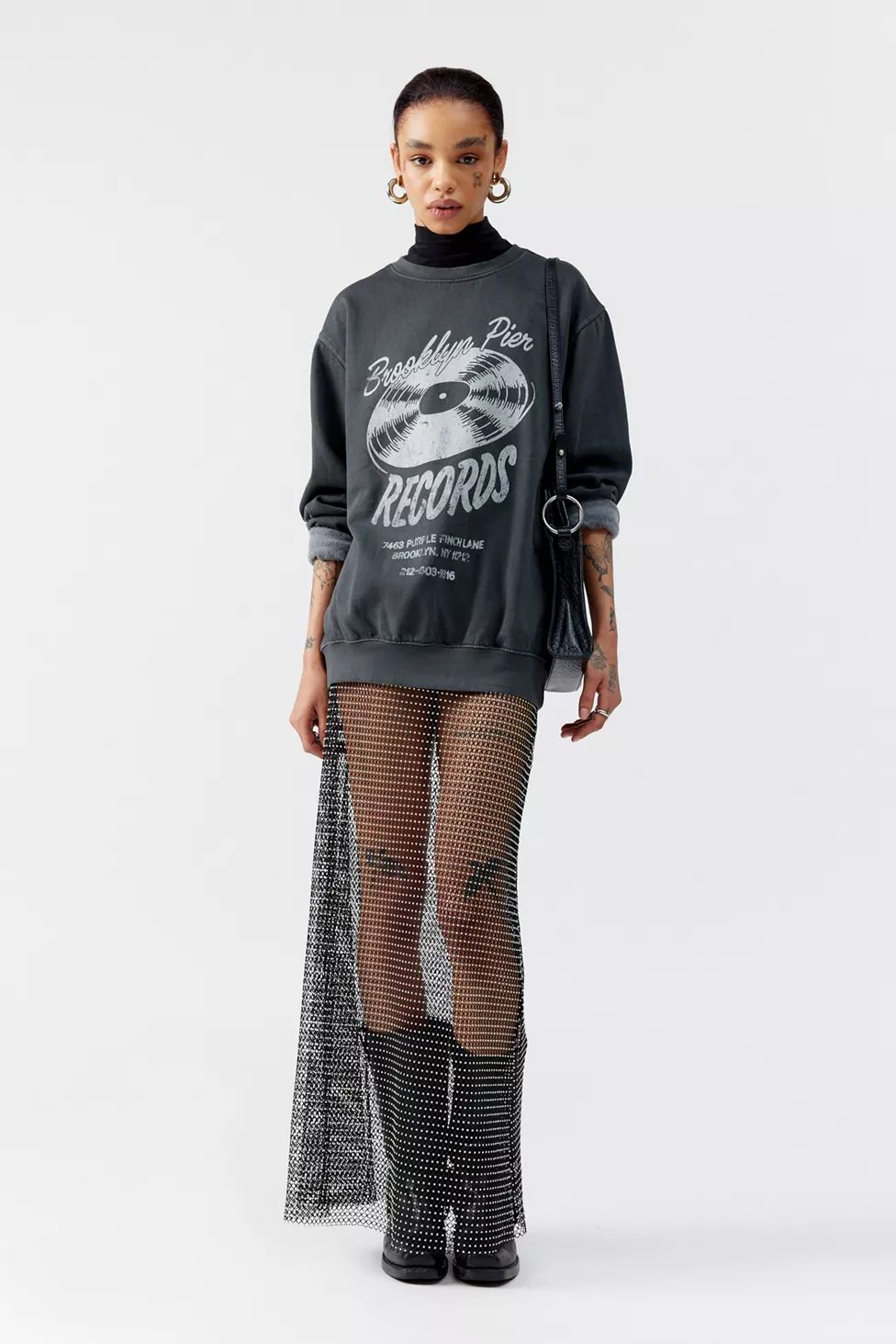 Brooklyn Pier Records Sweatshirt | Urban Outfitters (US and RoW)