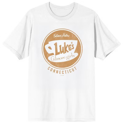 Gilmore Girls Circle Icon on White Short Sleeve Adult T-Shirt-XS | Target