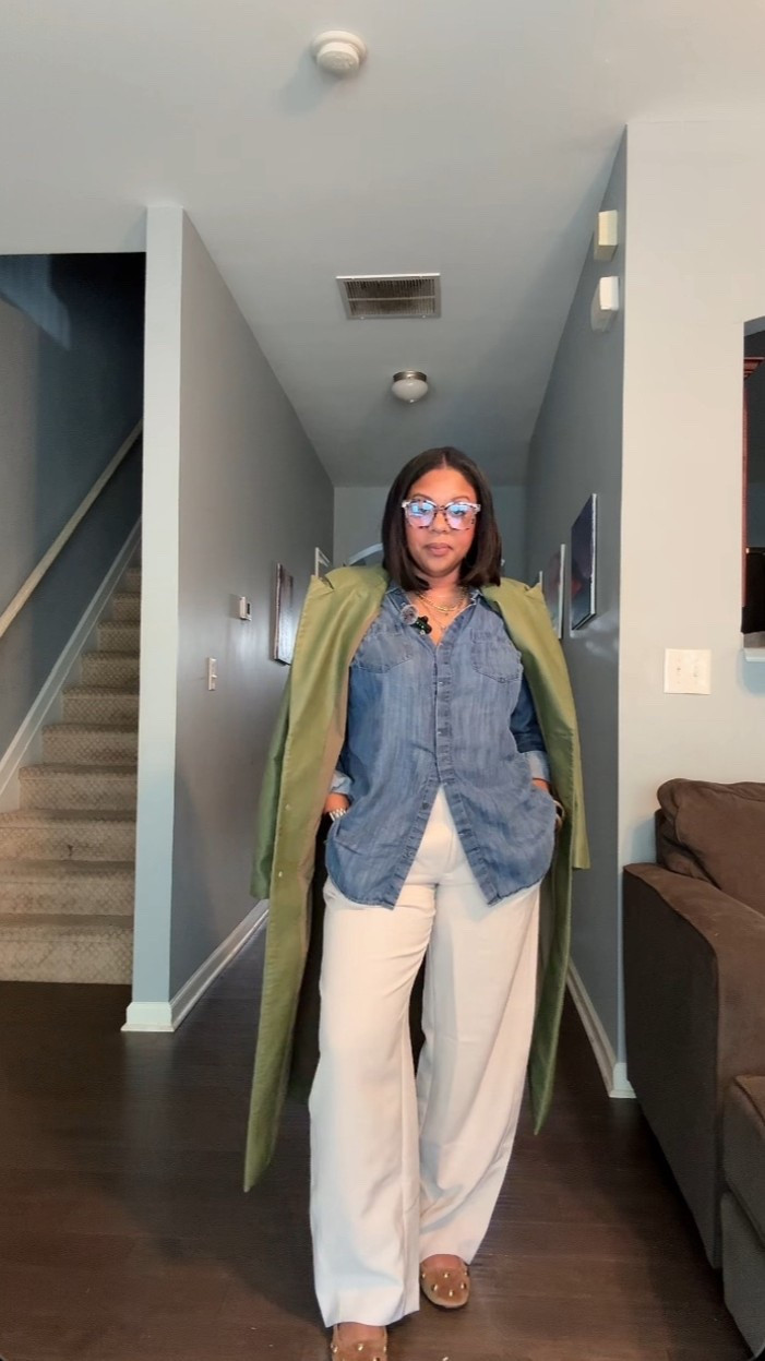 Easy fall outfit Inspo when you can't think of what to wear. You'll look polish and put together even though it didn't take a lot of time  

#LTKMidsize #LTKdayinmylife #LTKmomlife