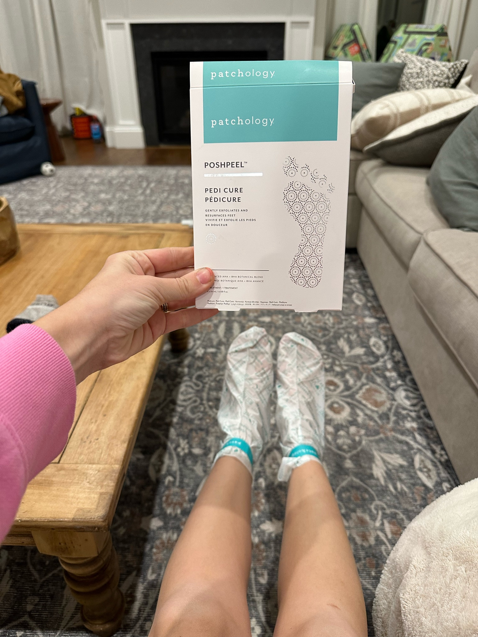 Buy this and thank me later. It takes about a week for your feet to start to peel but omg my feet are so smooth 