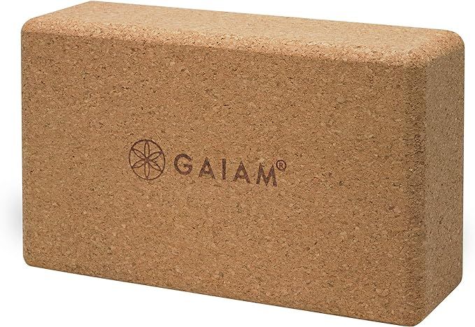 Gaiam Cork Yoga Brick | Amazon (US)