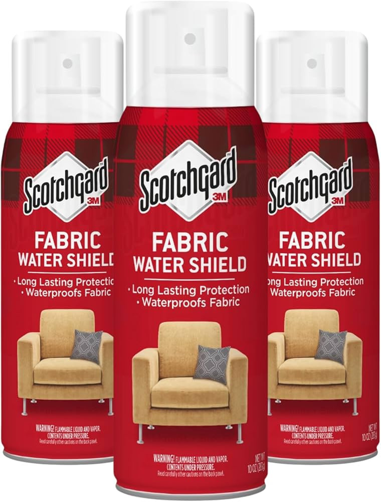 Scotchgard Fabric & Upholstery Protector, 3-Pack (10 oz Cans) – Repels Liquids & Blocks Stains ... | Amazon (US)