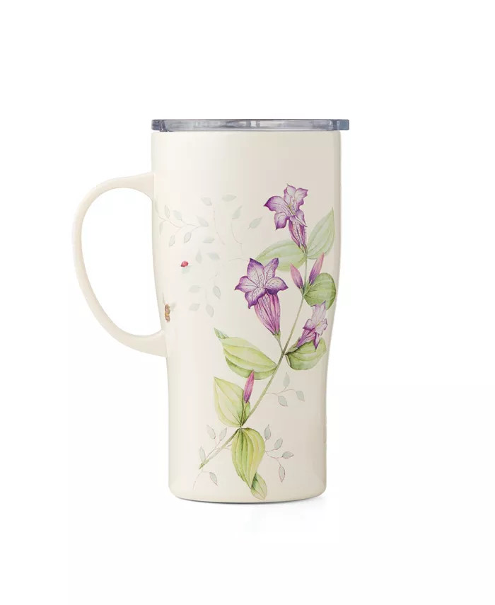 Lenox Butterfly Meadow Purple Flowers Stainless Steel Car Coffee Mug & Reviews - Glassware & Drin... | Macys (US)