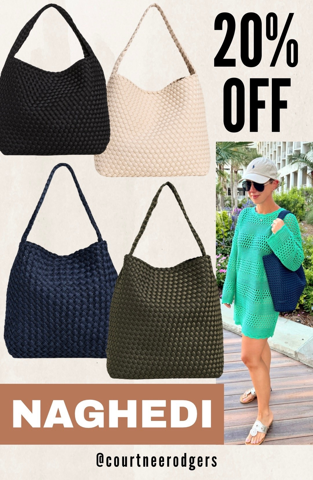 Naghedi 20% OFF with code: SPRING20 💙

Naghedi, Shopbop sale, spring outfits, handbags 

#LTKSaleAlert #LTKootd #LTKdayinmylife