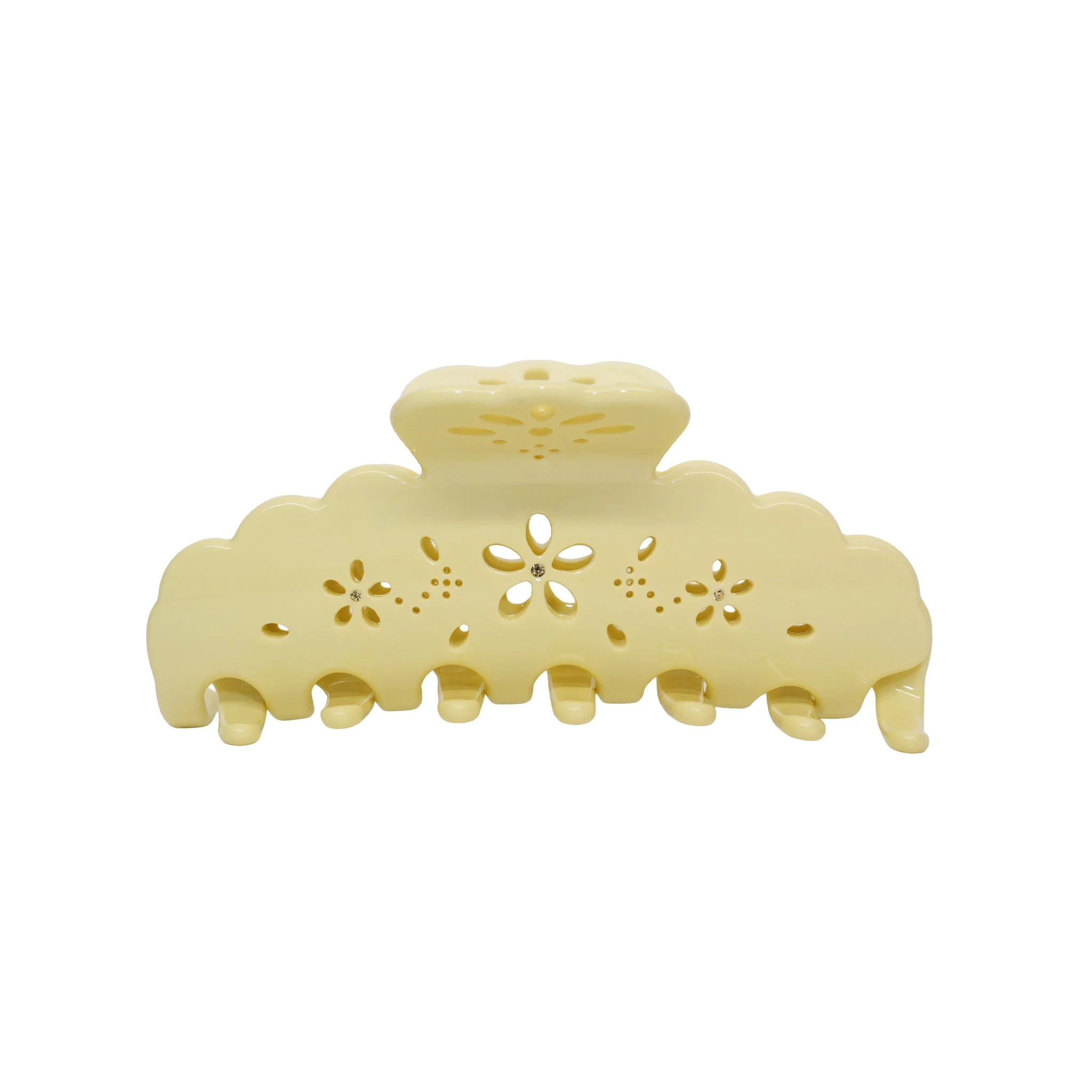 Big Effing Clip in Citrine Fleur Eyelet | Emi Jay