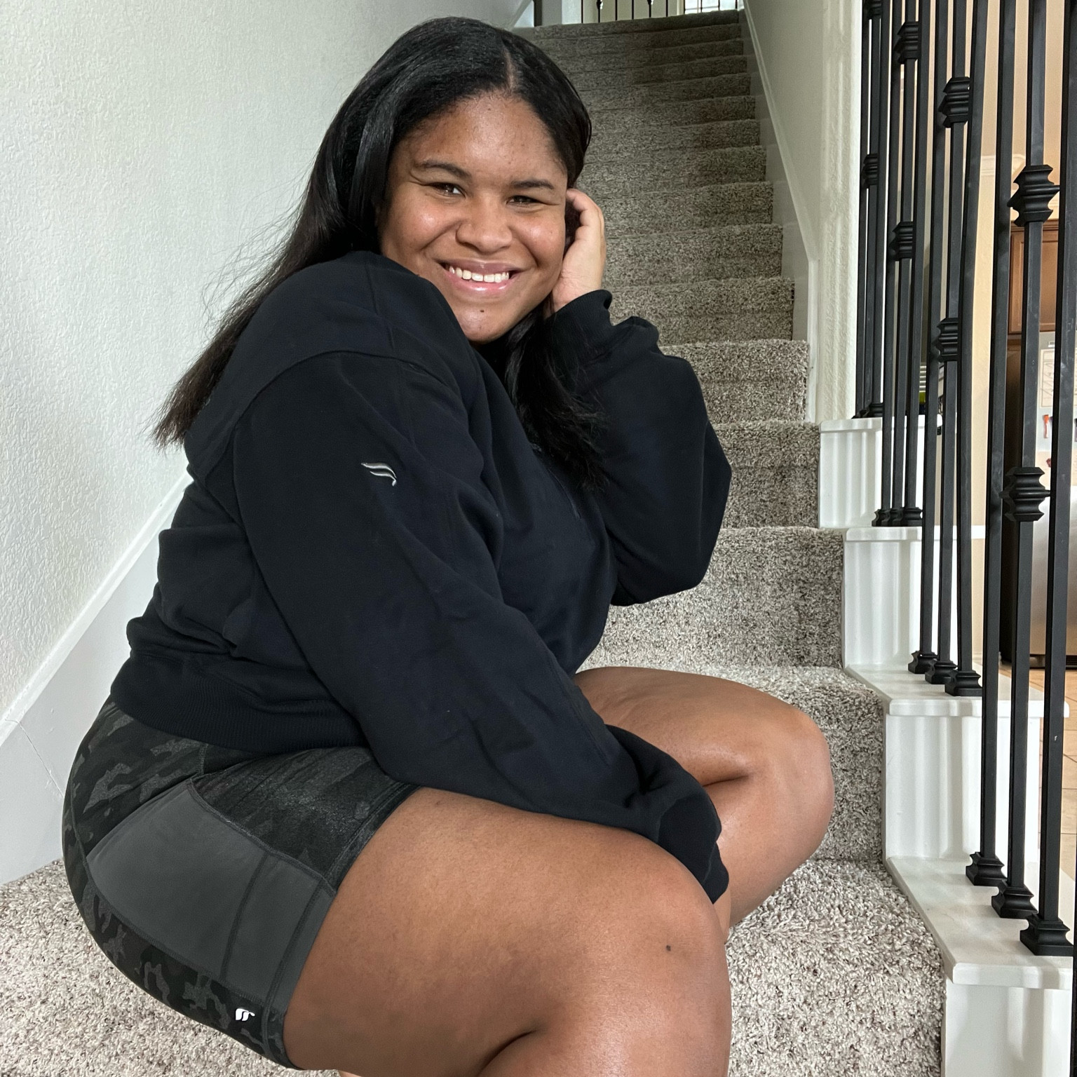 This cozy fabletics outfit is perfect for running errands. It has balance with a lightweight fleece and biker shorts for the days where it’s not too cold out. I’m wearing a XXL in the fleece and biker shorts  

#LTKfit #LTKsalealert #LTKcurves