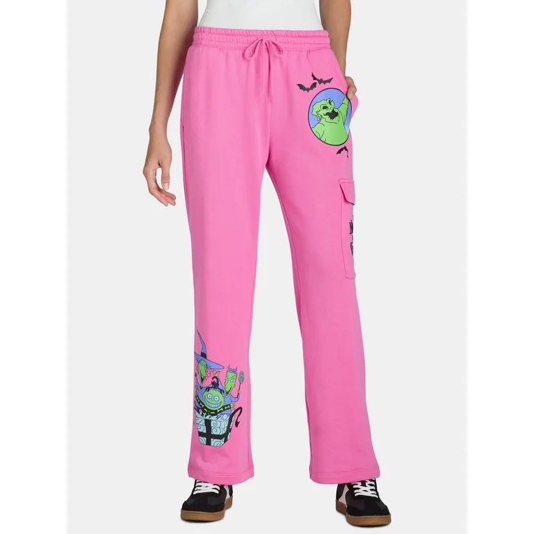 Disney Women’s Nightmare Before Christmas Glow in the Dark Graphic Sweatpants, Sizes XS-XXL - W... | Walmart (US)